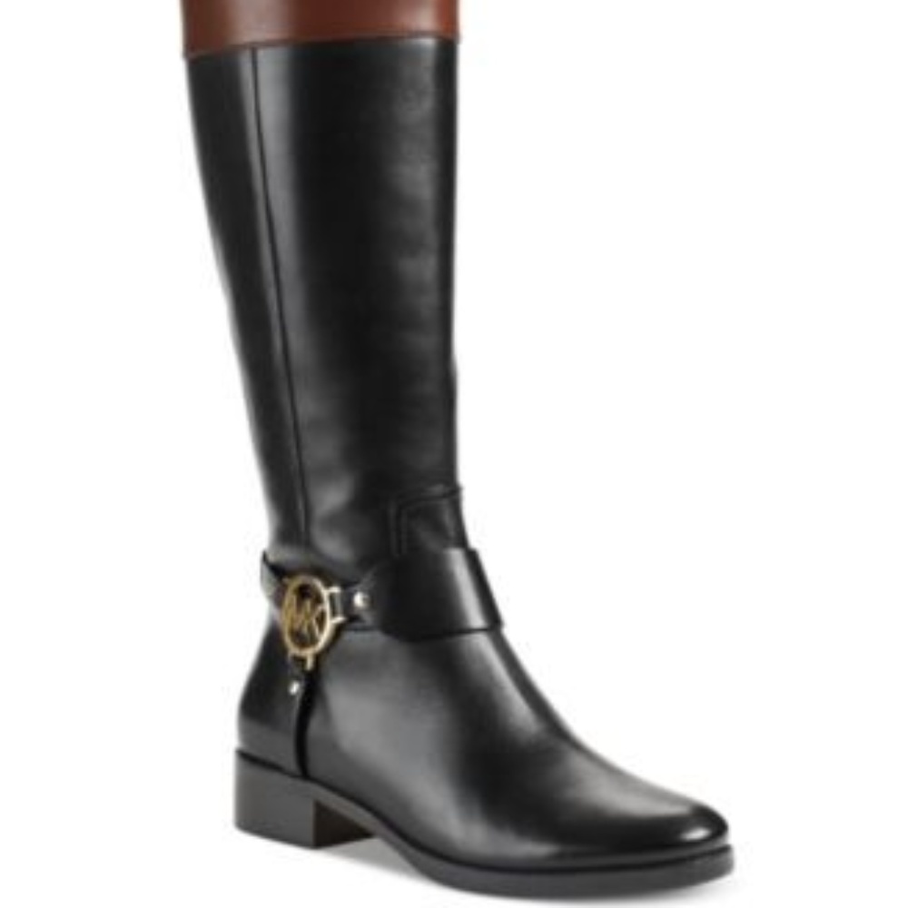 LEATHER BOOTS BROWN TOP